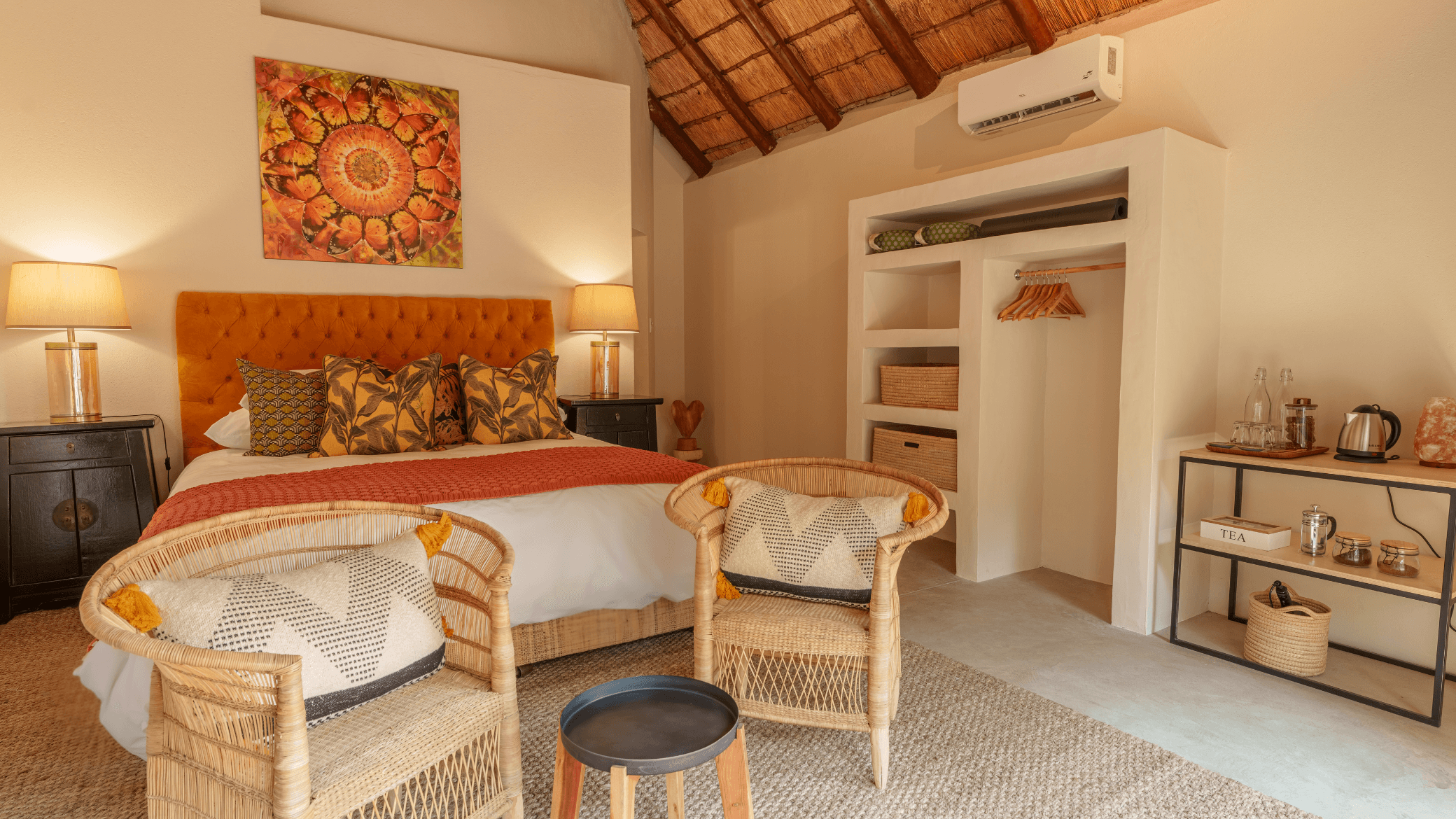 Luxury garden suite at Sashwa in South Africa