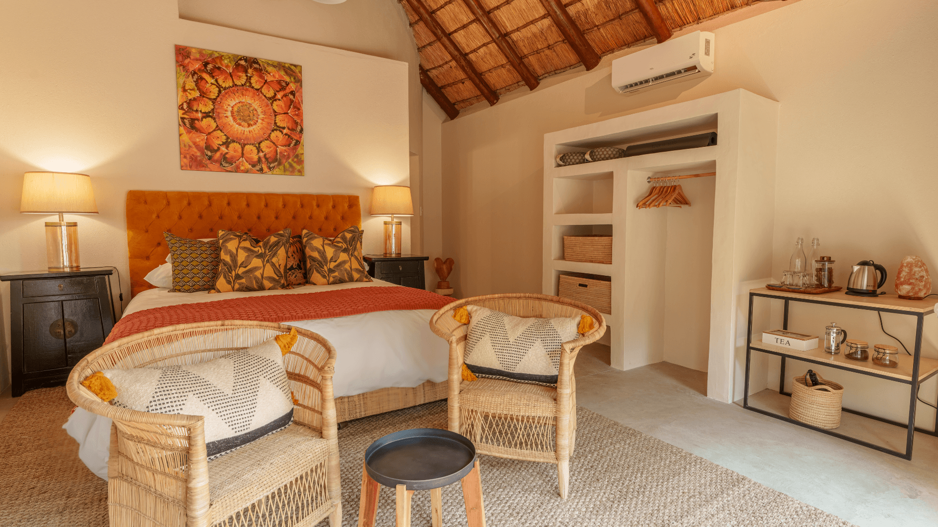 A luxury garden suite at Sashwa